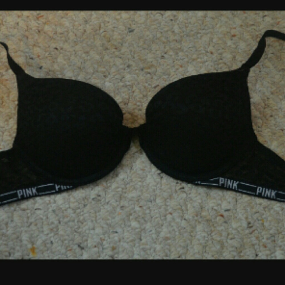 Victorias secret black pushup bra